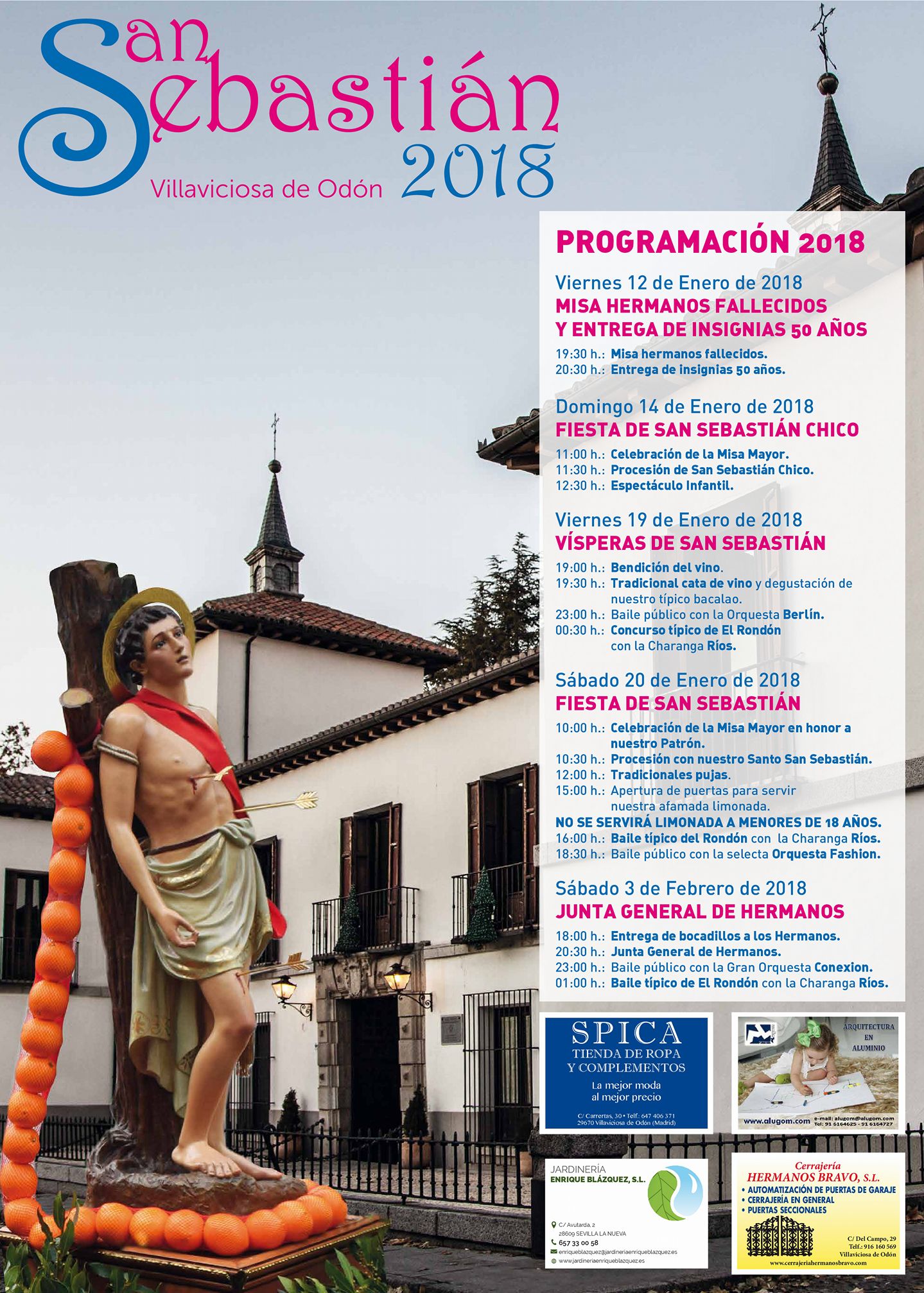 Fiesta de San Sebastián 2018 Villaviciosa de Odón